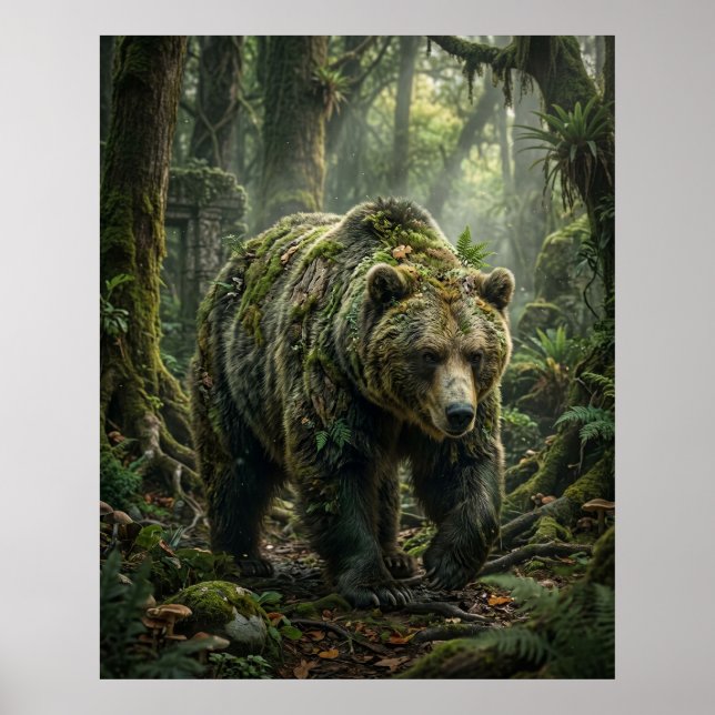 Affiche Moss Bear Forest Guardian (Devant)