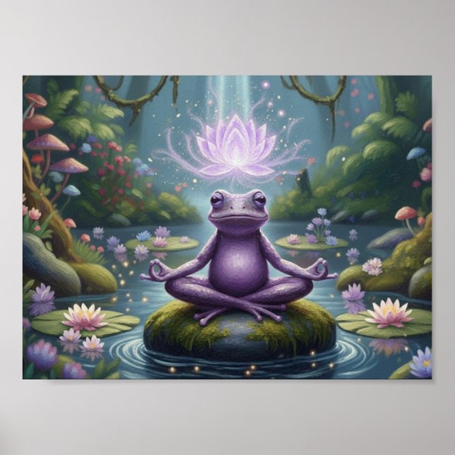 Affiche MossyVioletFrog (Devant)