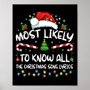 Affiche Most Likely To Christmas