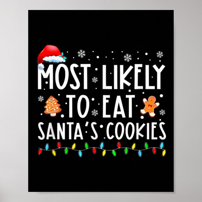 Affiche Most Likely To Eat Santas (Devant)