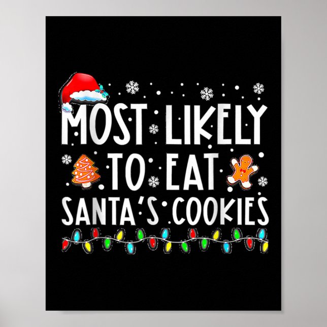 Affiche Most Likely To Eat Santas (Devant)