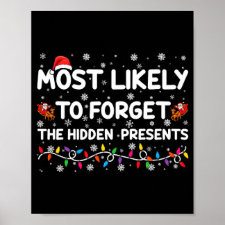 Affiche Most Likely To Forget The Hidden Xmas