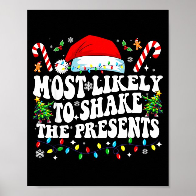 Affiche Most Likely To Shake The Funny Matching Family  (Devant)