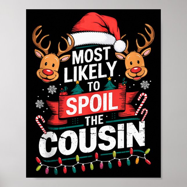 Affiche Most Likely To Sil The Cousin Christmas Party Fami (Devant)