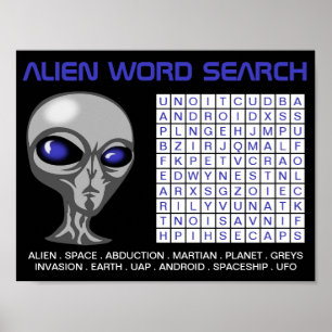 Affiche Mot Alien Recherche Partie Télécharger