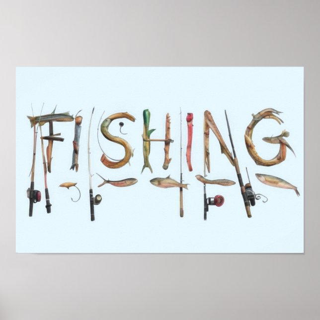 Affiche Mot Pêche (Devant)