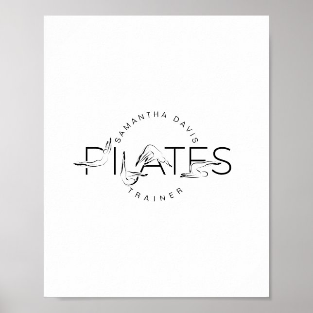 Affiche Mot Pilates Instructeur Pilates (Devant)