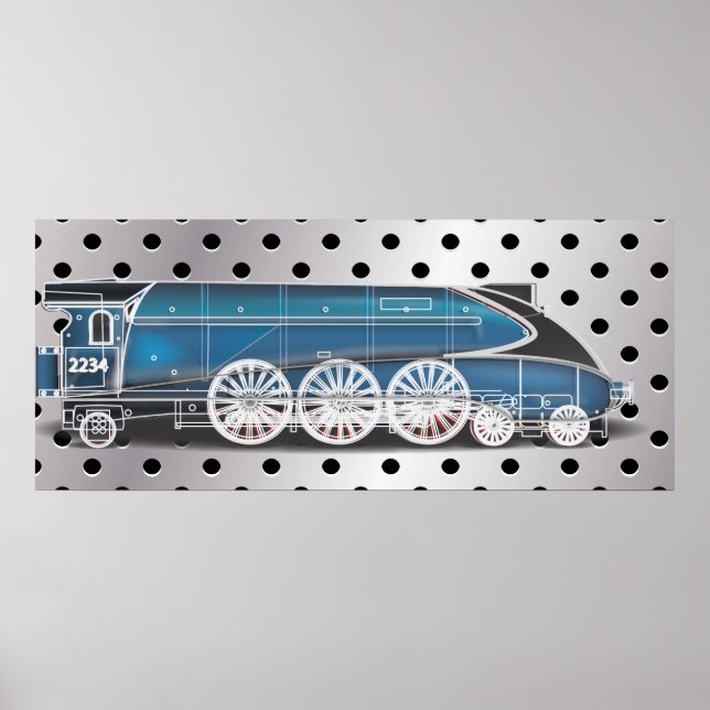 Affiche Moteur à vapeur (Devant)