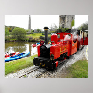 Affiche Moteur à vapeur Zebedee à Lappa Valley