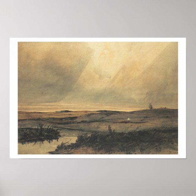 Affiche Moteur avec moulin à vent (Devant)