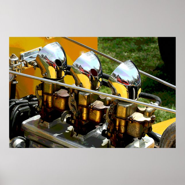 Affiche Moteur de batterie à chaud - (Devant)