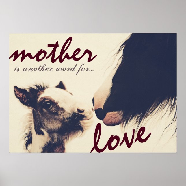 Affiche Mother is Another Word for Love Horse (Devant)