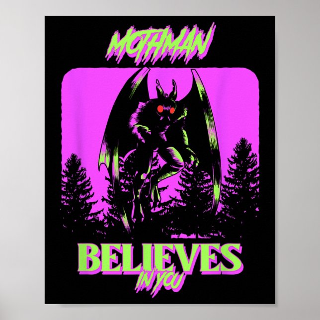 Affiche Mothman - Mothman Croit En Vous (Devant)