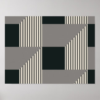 Affiche motif 3D