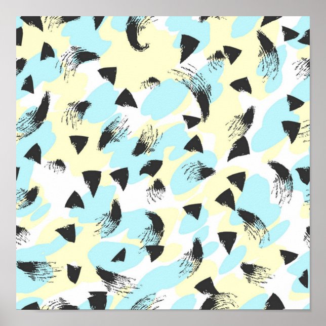 Affiche motif Abstrait (Devant)