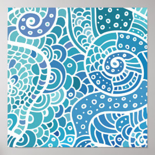 Affiche motif Abstrait