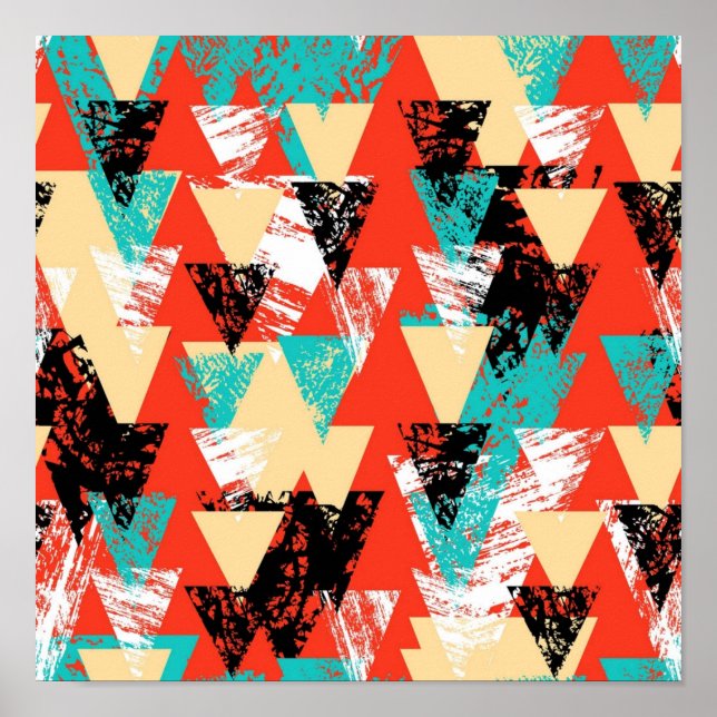 Affiche motif Abstrait (Devant)