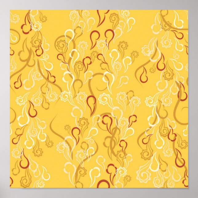 Affiche motif Abstrait (Devant)