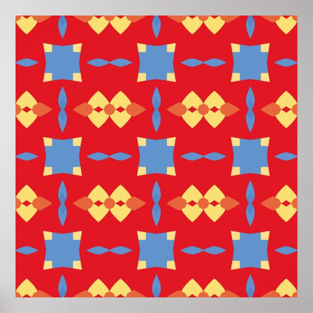 Affiche motif Abstrait. abstrait, arrière - plan, badge, b (Devant)