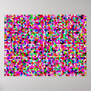 Affiche motif abstrait, fond d'écran en mosaïque coloré, g