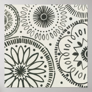 Affiche Motif Abstrait Kami