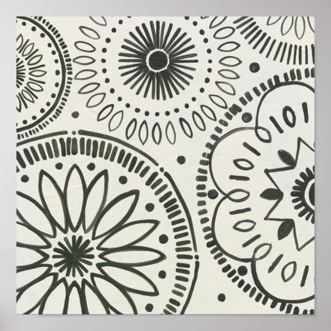 Affiche Motif Abstrait Kami (Devant)