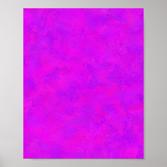 Affiche Motif Abstrait rose pourpre (Devant)