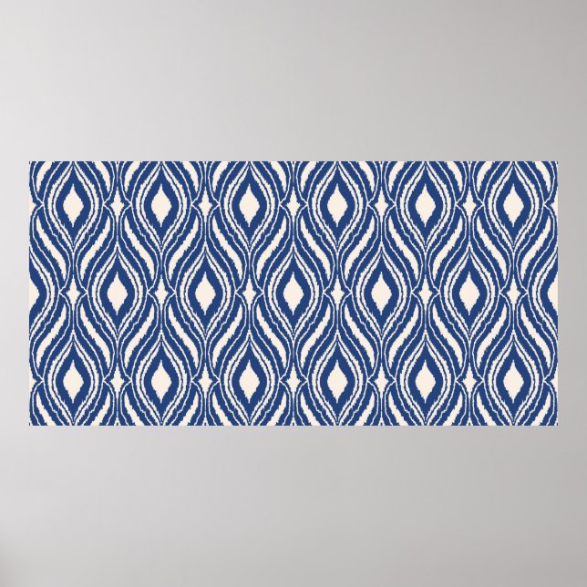 Affiche motif Abstrait sans couture avec effet Scribble. M (Devant)