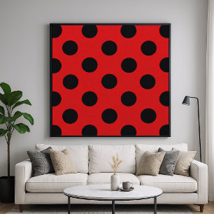 Affiche Motif animal coccinelle