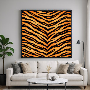 Affiche Motif animalier du tigre du Bengale