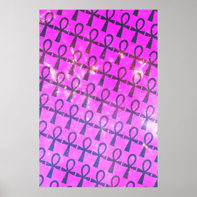 Affiche Motif Ankh (Devant)
