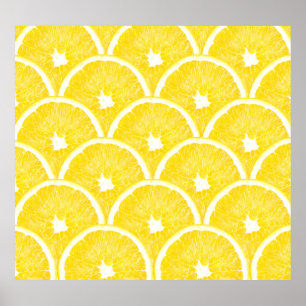 Affiche Motif Arrière - plan de pâte orange vibrant
