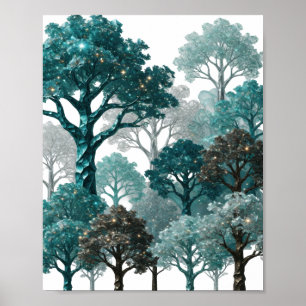 Affiche Motif Artistique Argent Iconique INDETECTABLE