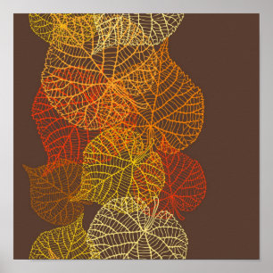 Affiche Motif automne