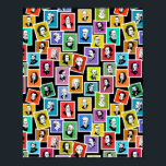 Affiche Motif avec portraits des plus grands compositeurs<br><div class="desc">Camille Saint-Saëns Gioachino Rossini Giacomo Puccini Georges Bizet Giuseppe Verdi Sergei Rachmaninoff Felix Mendelssohn Bartholdy Maurice Ravel Sergei Prokofiev Antonín Dvořák Edward Elgar Antonio Vivaldi Robert Schumann Igor Stravinsky Strauss Jr. Ttr Tchaikovsky Edvard Grieg Wolfgang Amadeus Mozart Franz Liszt Johann Sebastian Bach Johannes Brahms Ludwig van Beethoven Richard Wagner Franz...</div>