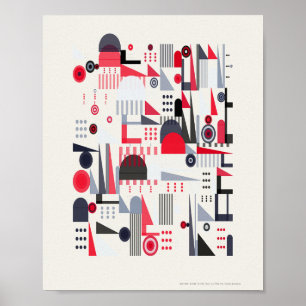 Affiche Motif Bauhaus Moderne