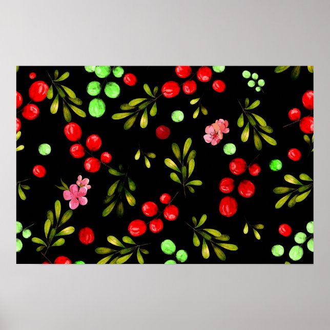 Affiche Motif Berries (Devant)