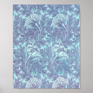 Affiche Motif Blue Tulip Par William Morris