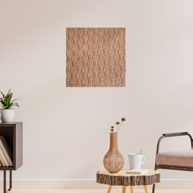 Affiche Motif Bubble Knit Stitch par Shirley Taylor (Salon 3)