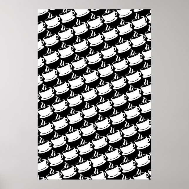 Affiche Motif café (Devant)