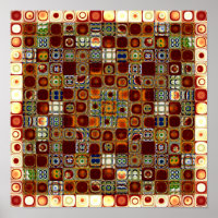 Motif carrelage pointu