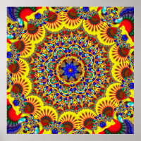 Motif coloré Kaleidoscope