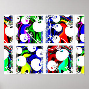Affiche Motif couleur