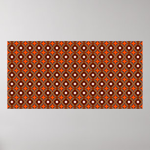 Affiche Motif créatif sans couture avec dessin à la main g