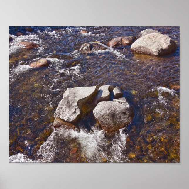Affiche Motif de Blue River, Breckenridge (Devant)