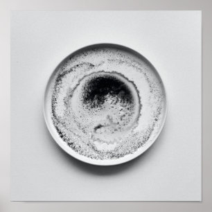 Affiche Motif de café monochrome texture Art abstrait 20