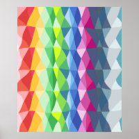 Motif de formes de prisme arc-en-ciel géométrique 