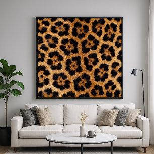 Affiche Motif de fourrure d'animal jaguar