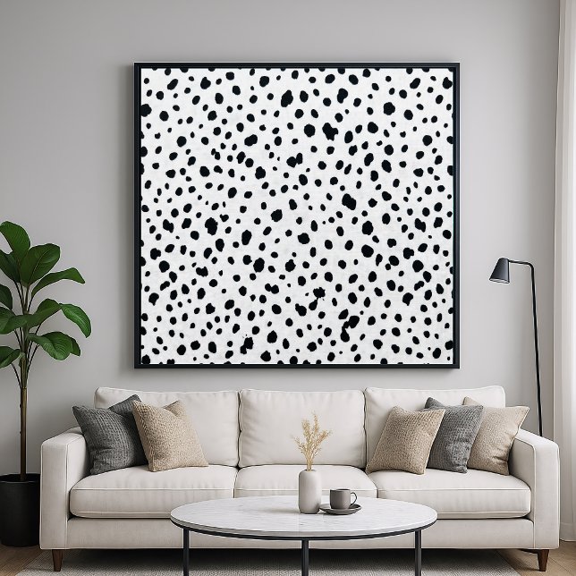 Affiche Motif de fourrure de chien dalmate (Créateur téléchargé)