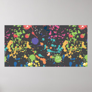 Affiche Motif de grunge incolore avec eau sp